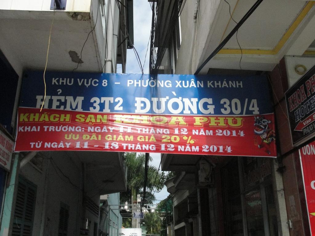 Khoa Phu Hotel Кантхо Экстерьер фото